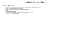 Desktop Screenshot of ninjasoft.com